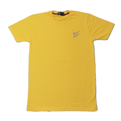 تیشرت مردانه ساده دو نایک زرد